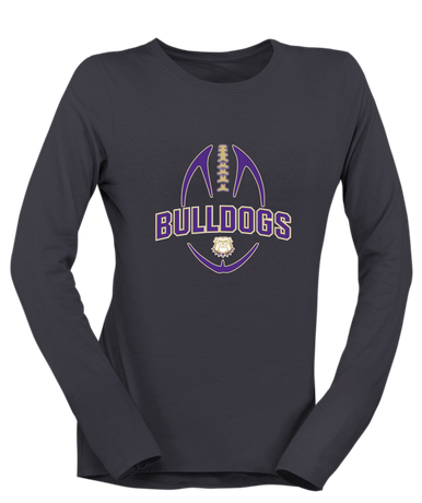 Marianna Bulldogs Football #5 Women's LS T-Shirt