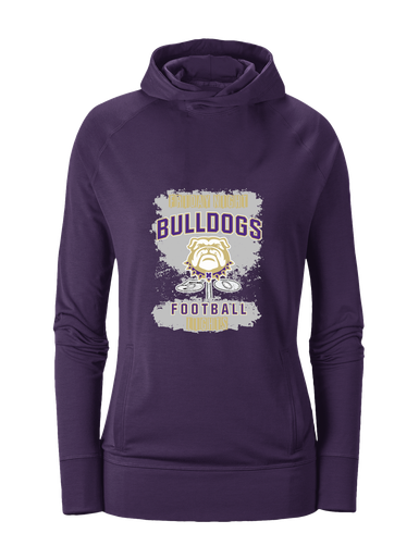 Marianna Bulldogs Football #6 Women's Hoodie