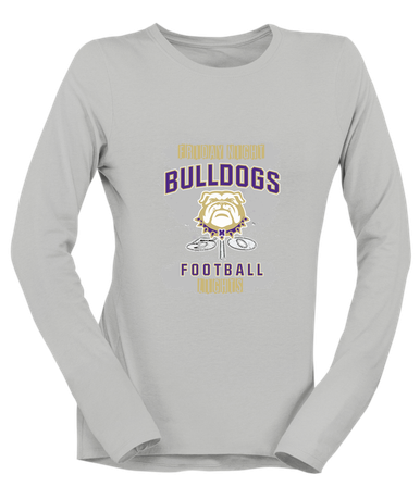 Marianna Bulldogs Football #6 Women's Premium LS T-Shirt