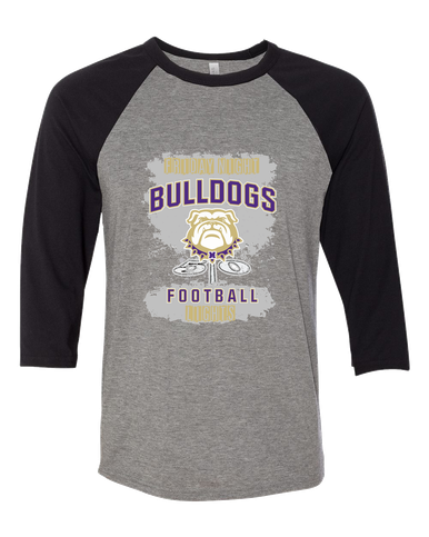 Marianna Bulldogs Football #6 Women's Baseball T-Shirt