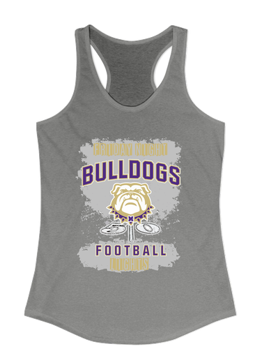 Marianna Bulldogs Football #6 Women's Tank Top