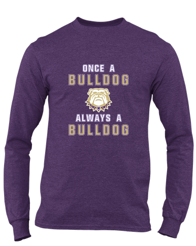 Marianna Bulldogs Once A Men's LS T-Shirt