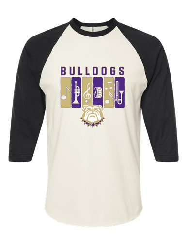 Marianna Bulldogs Band # 2 Men's Baseball T-Shirt