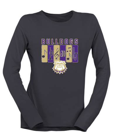 Marianna Bulldogs Band # 2 Women's LS T-Shirt