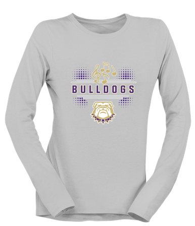 Marianna Bulldogs Band # 3 Women's LS T-Shirt