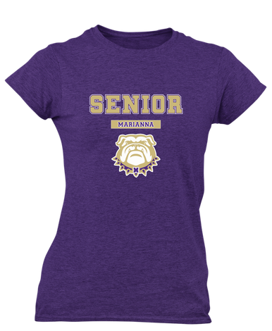 Marianna Bulldogs Senior #2 Women's SS T-Shirt