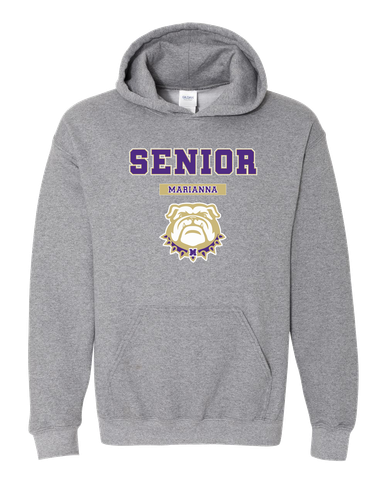 Marianna Bulldogs Senior #2 Men's Hoodie