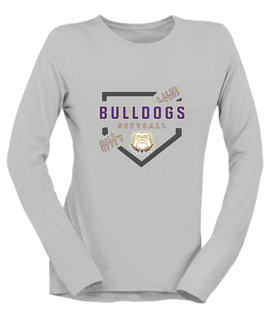 Marianna Bulldogs Softball #2 Women's Premium LS T-Shirt