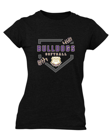 Marianna Bulldogs Softball #2 Women's Premium SS T-Shirt