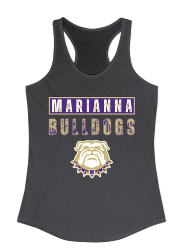 Marianna Bulldogs Mascot #9 Women's Tank Top