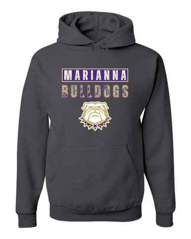Marianna Bulldogs Mascot #9 Men's Premium Hoodie
