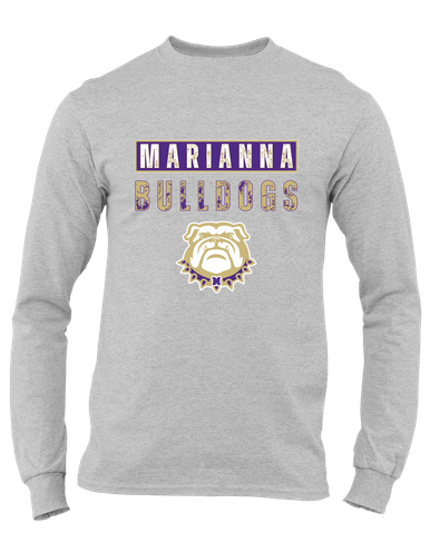 Marianna Bulldogs Mascot #9 Men's Premium LS T-Shirt