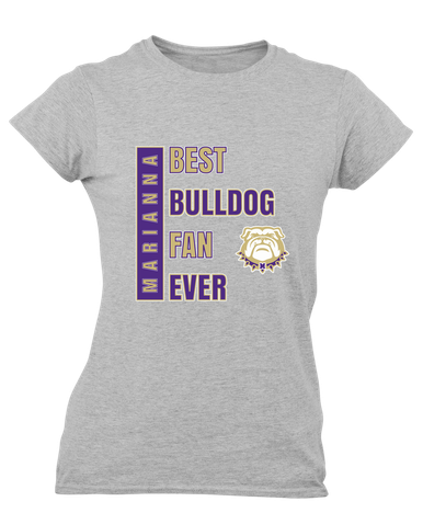 Marianna Bulldogs Best Bulldog Fan Women's SS T-Shirt