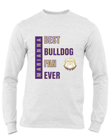 Marianna Bulldogs Best Bulldog Fan Men's Premium LS T-Shirt
