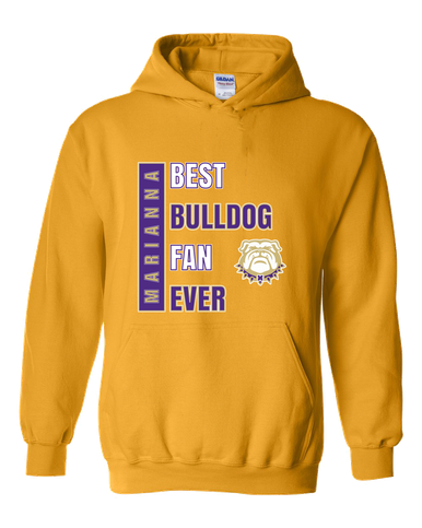 Marianna Bulldogs Best Bulldog Fan Men's Hoodie