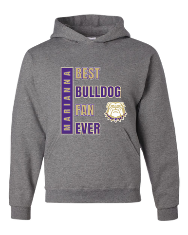 Marianna Bulldogs Best Bulldog Fan Men's Premium Hoodie