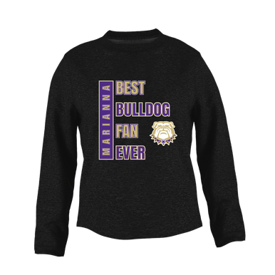 Marianna Bulldogs Best Bulldog Fan Women's Sweatshirt