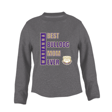 Marianna Bulldogs Best Bulldog Mom Women's Sweatshirt