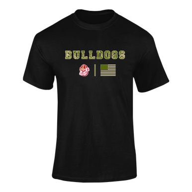 Thomasville Bulldogs Camo Flag Men's Premium SS T-Shirt