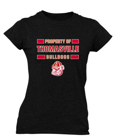 Thomasville Bulldogs Property Of Women's Premium SS T-Shirt