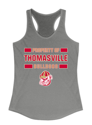 Thomasville Bulldogs Property Of Women's Tank Top