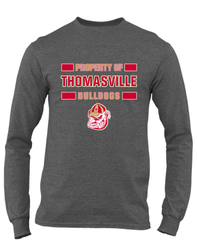 Thomasville Bulldogs Property Of Men's Premium LS T-Shirt