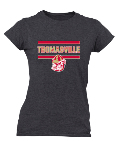 Thomasville Bulldogs Mascot #4 Women's SS T-Shirt