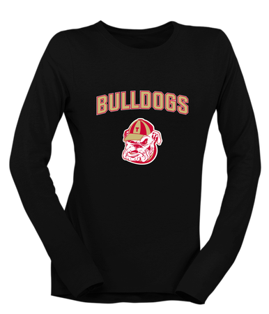 Thomasville Bulldogs Mascot #6 Women's Premium LS T-Shirt