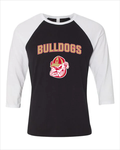Thomasville Bulldogs Mascot #6 Women's Baseball T-Shirt