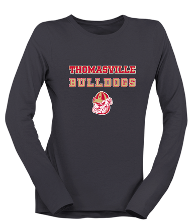Thomasville Bulldogs Spirit Women's Premium LS T-Shirt