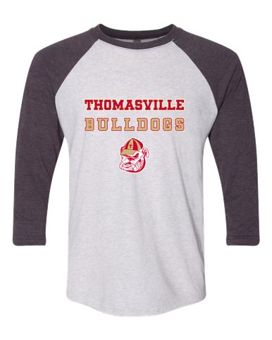 Thomasville Bulldogs Spirit Women's Baseball T-Shirt