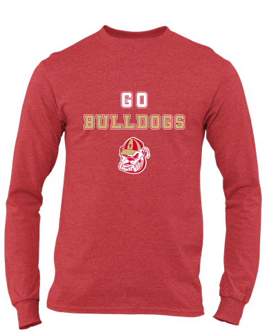 Thomasville Bulldogs Go Team Men's LS T-Shirt