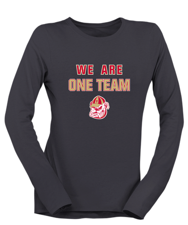 Thomasville Bulldogs We Are One Team Women's LS T-Shirt