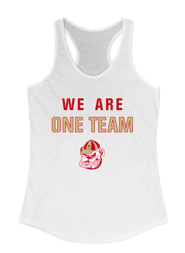 Thomasville Bulldogs We Are One Team Women's Tank Top