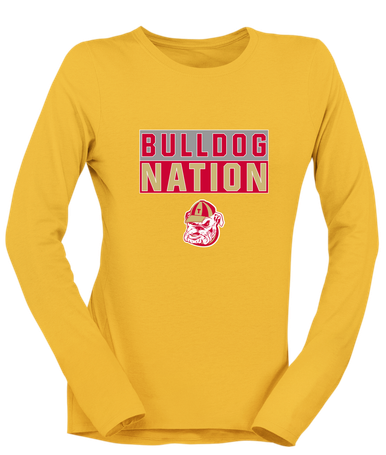 Thomasville Bulldogs Nation #1 Women's LS T-Shirt