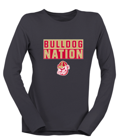 Thomasville Bulldogs Nation #1 Women's Premium LS T-Shirt