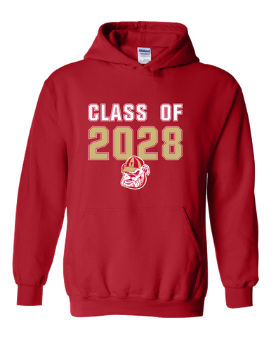 Thomasville Bulldogs Class of 2028 Men's Hoodie