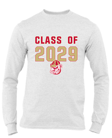 Thomasville Bulldogs Class of 2029 Men's LS T-Shirt
