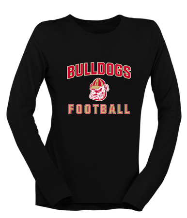Thomasville Bulldogs Football #1 Women's Premium LS T-Shirt