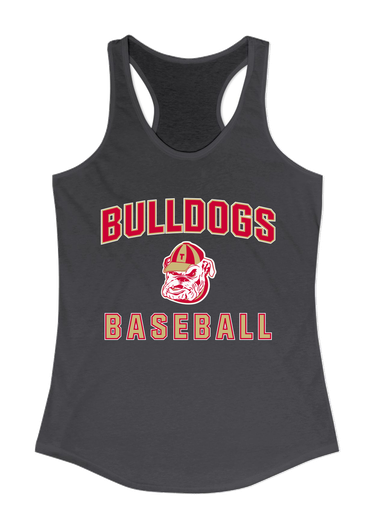 Thomasville Bulldogs Baseball #1 Women's Tank Top
