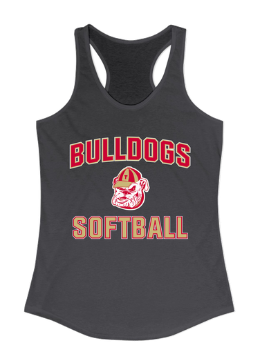 Thomasville Bulldogs Softball #1 Women's Tank Top