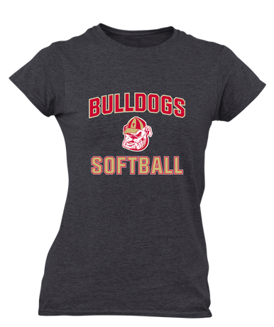 Thomasville Bulldogs Softball #1 Women's Premium SS T-Shirt