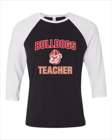 Thomasville Bulldogs Teacher Men's Baseball T-Shirt