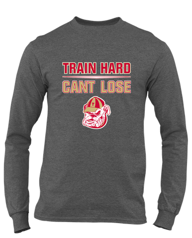Thomasville Bulldogs Train Hard, Can't Lose Men's LS T-Shirt