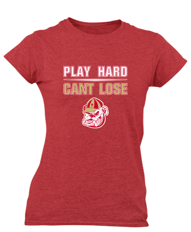 Thomasville Bulldogs Play Hard, Can't Lose Women's SS T-Shirt