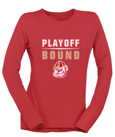 Thomasville Bulldogs Playoff Bound Women's Premium LS T-Shirt