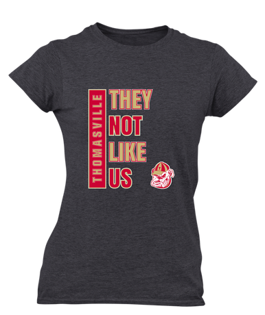 Thomasville Bulldogs They Not Like Us #1 Women's Premium SS T-Shirt