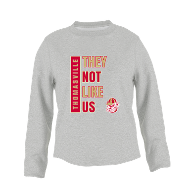 Thomasville Bulldogs They Not Like Us #1 Women's Sweatshirt