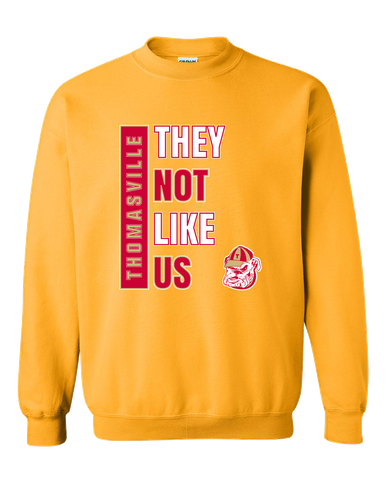 Thomasville Bulldogs They Not Like Us #1 Men's Sweatshirt