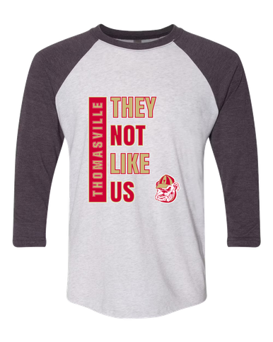 Thomasville Bulldogs They Not Like Us #1 Men's Baseball T-Shirt